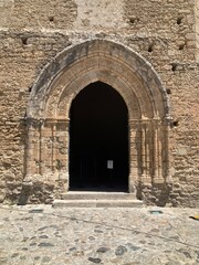 Gerace, Italy : entrance to the church