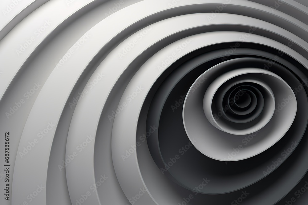 Poster modern geometric fusion abstract 3d rendering of a contemporary geometry masterpiece