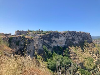 Gerace, italy : town in the mountains