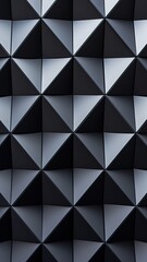 Monochromatic Triangular Geometric Tessellations with Striking Visual Impact