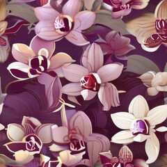 Obraz na płótnie Canvas orchid flower background