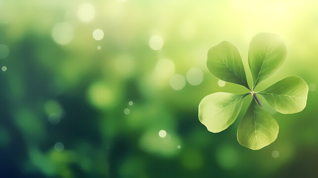 four leaf clover background