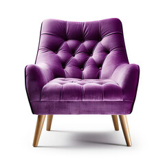 Accent chair purple