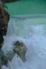 Naklejka premium Whether sea, lake or river, water is one of the most beautiful elements of nature. Glistening in the sun, it makes every holiday even more beautiful.