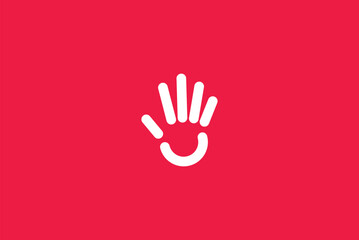 Hand logo design icon vector template