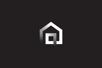Modern house logo vector template