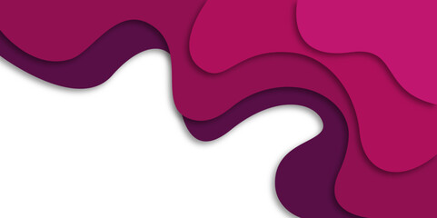 simple abstract paper cut background modern vector illustration for concept design.