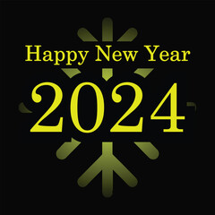 Happy new year 2024 logo, 2024 logo. happy new year