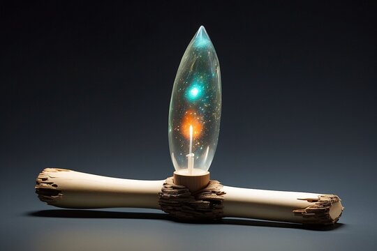 uma imagem envolvendo um objeto raro e colecion&aacute;vel, uma esp&eacute;cie de "stick" (objeto alongado) futurista que emana uma aura de mist&eacute;rio e valor.