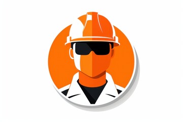 Occupational Health and Safety Specialist icon on white background