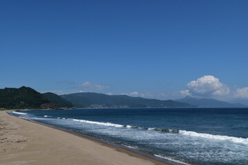 The view of countryside in Hokkaido, Japan
