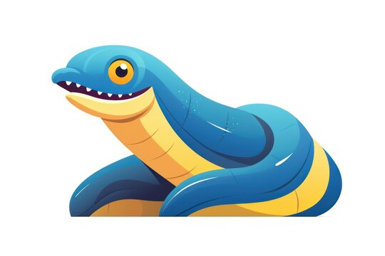 Moray eel icon on white background