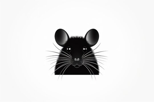 Mouse icon on white background 