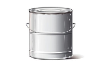 Paint can icon on white background