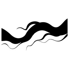 Obraz premium Simple Wave Element Vector Illustration