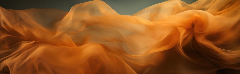 Abstract background made of pink light fabric. Silk fabric creates waves and curves.