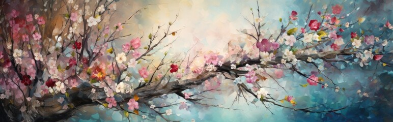 Obraz na płótnie Canvas Abstract spring background. Seasons.
