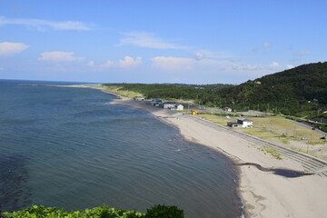 The view of countryside in Niigata, Japan