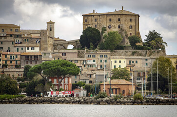 Traveling through the villages of Tuscia: Capodimonte, view from the lake