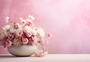 Background floral blossom pink spring flowers background