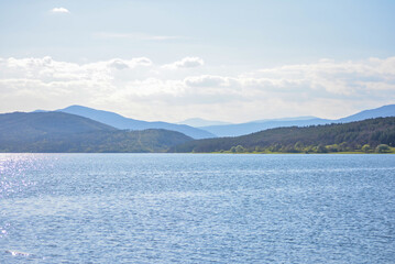 lake in the mountains