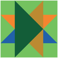 abstract geometric background with triangles and rhombuses, vector illustration. Design elements with basic geometric shapes. Simple and flat for various design needs