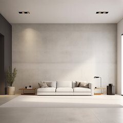 A minimalist living room