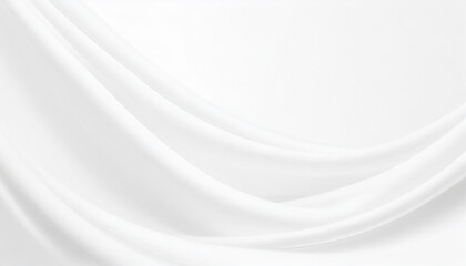 Abstract white background with gentle, flowing waves