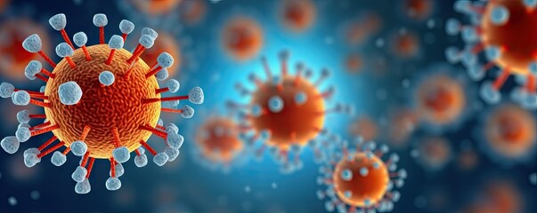 Invisible threat. Understanding microscopic world of viruses epidemics and contagious diseases. Battling unseen. Exploring microbiology pathogens and science behind viral infections