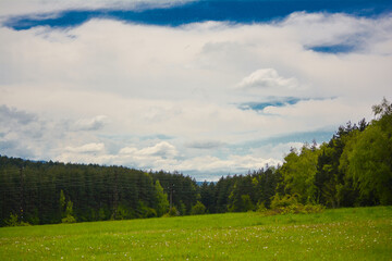landscape in the mountains