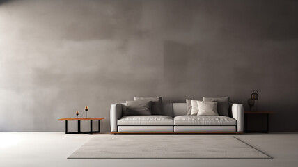 A minimalist living room 