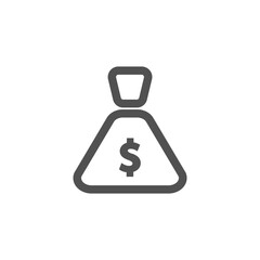 Bag dollar icon