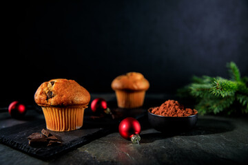 Hommade Muffin Moody Food Fotografie zu Weihnachten