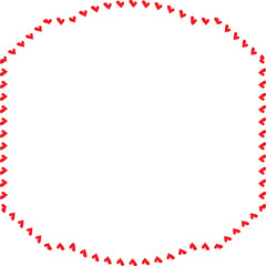 Red Heart frame Square shape vintage frames retro badges vector love frames cute decoration background borders valentine wedding celebration romantic greeting card label frames banners