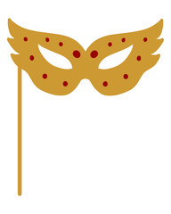 Carnival mask icon 