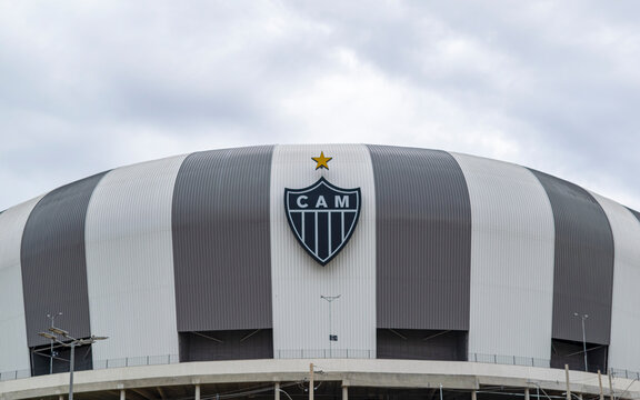 Arena MRV, football stadium, located in Belo Horizonte. The arena belongs to Clube Atl&eacute;tico Mineiro. Galo.