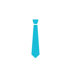 Man's tie, necktie icon. From blue icon set.