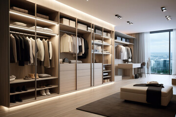 Interior cloth design interior wardrobe closet furniture room home modern luxury