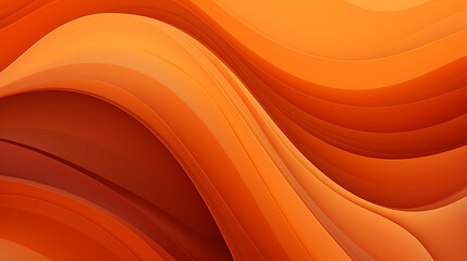 Orange wave abstract background, modern wavy line pattern wallpaper