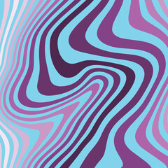 Abstract background with colorful with Waves, Swirls, and Twirl Patterns. Retro Psychedelic Vector Design. Twisted and Distorted Texture in Y2K Aesthetic. Trendy Illustration in 60s, 70s Style.