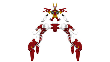 Custom Quadruped Mobile Suit Mech Military Vehicle 