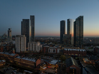 Downtown Manchester at Dusk 6