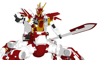 Custom Quadruped Mobile Suit Mech Military Vehicle 