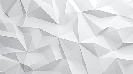 Obraz premium White low poly background texture.