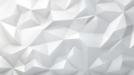 White low poly background texture.