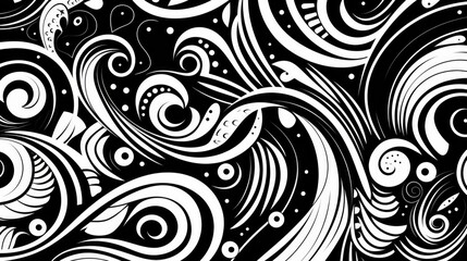 Abstract doodle pattern drawing background for children or trendy design with basic shapes.