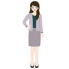 business woman illustration