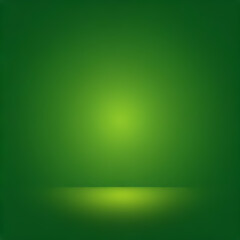 Use the background of an abstract blurred empty green gradient studio well.