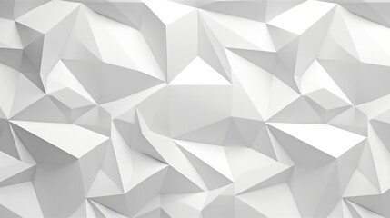 Fototapeta premium White low poly background texture.