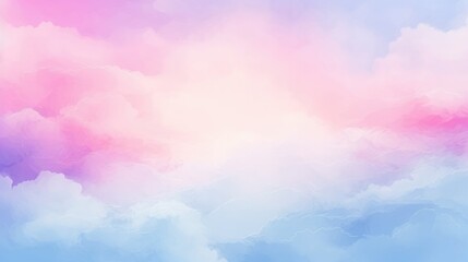 Abstract cloud watercolor paint brush background